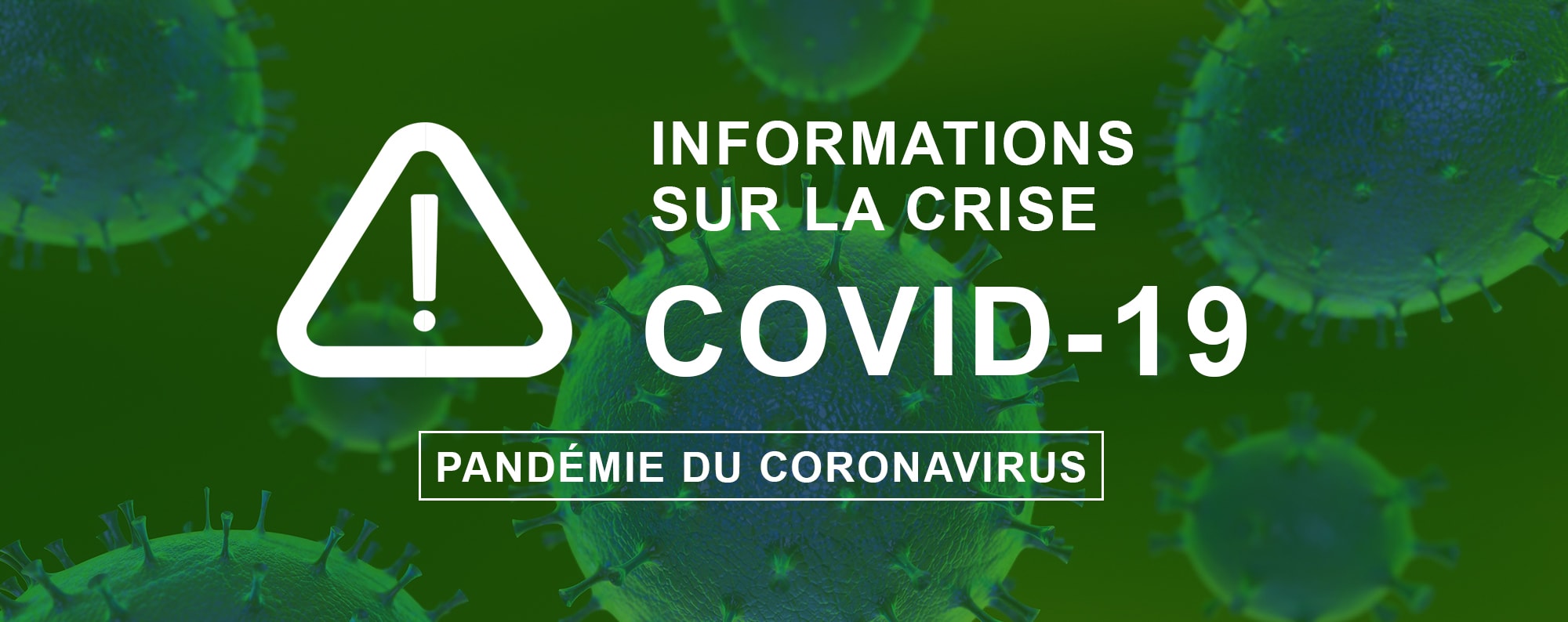 Informations sur la crise