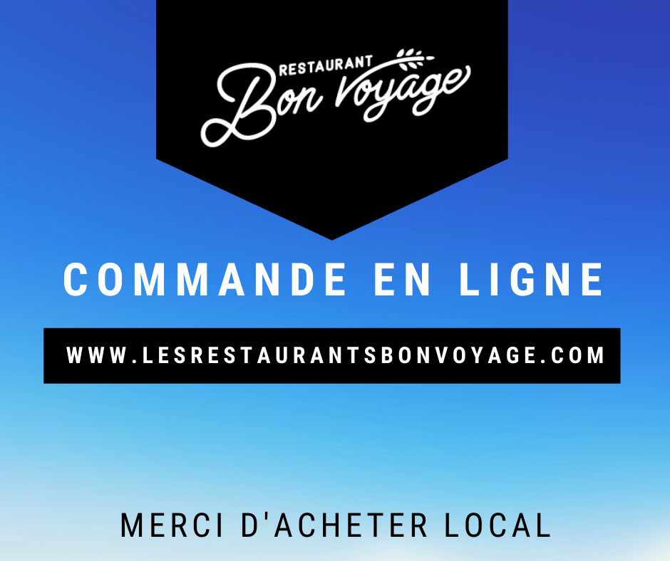 Les restaurants Bon Voyage offrent maintenant les commandes en ligne