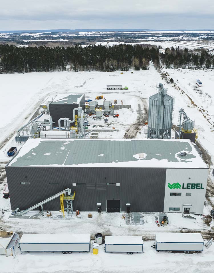 Publireportage - Groupe Lebel - Nouvelle usine de granules