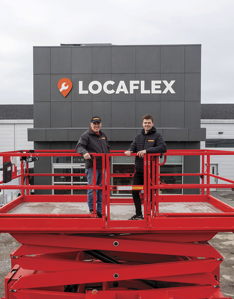 Histoire à succès - Locaflex - Richard Lévesque et son fils, Félix