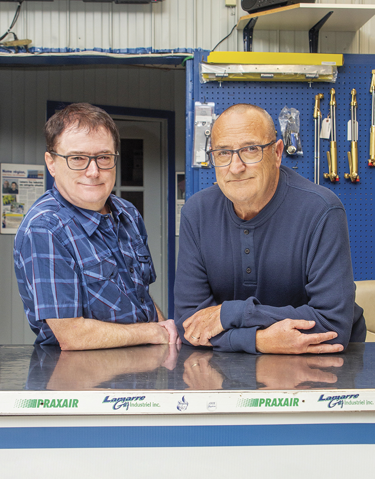 Histoire à succès - Lamarre Gaz Industriel - André et Daniel Lamarre, copropriétaires