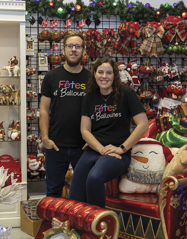 Publireportage - Fêtes et Ballounes La Boutik du Père Noël - Caroline Lavoie et Daniel Jean, copropriétaires