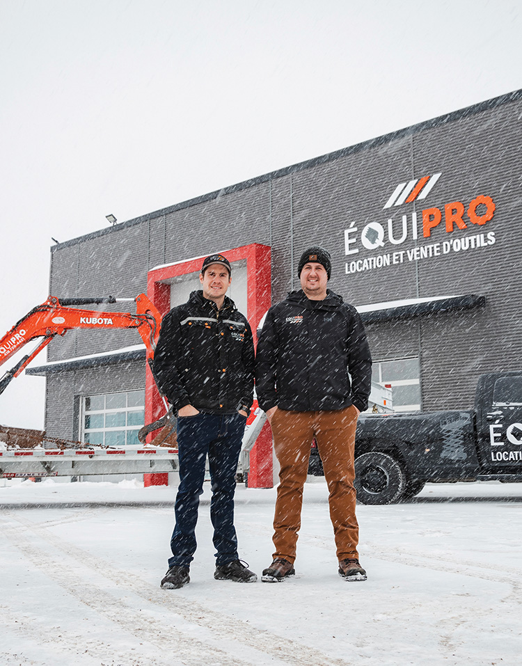 Sur une lancée - Location Équipro - Yannick et Alexandre Desrochers