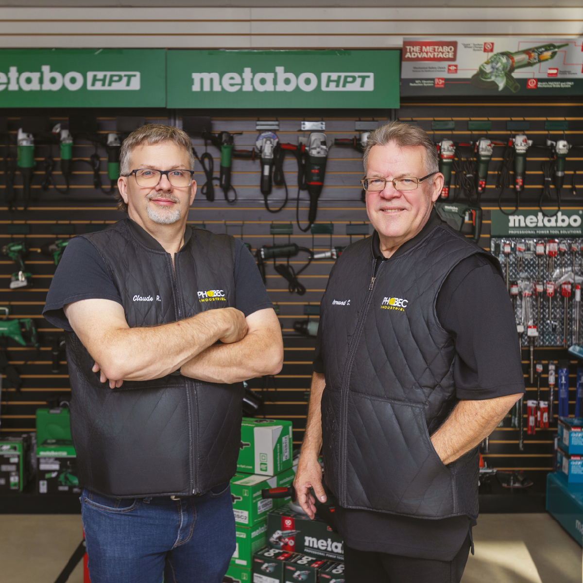 Phobec Industriel - Histoire à succès - Claude Raymond et Normand Cantin, copropriétaires de Phobec Industriel