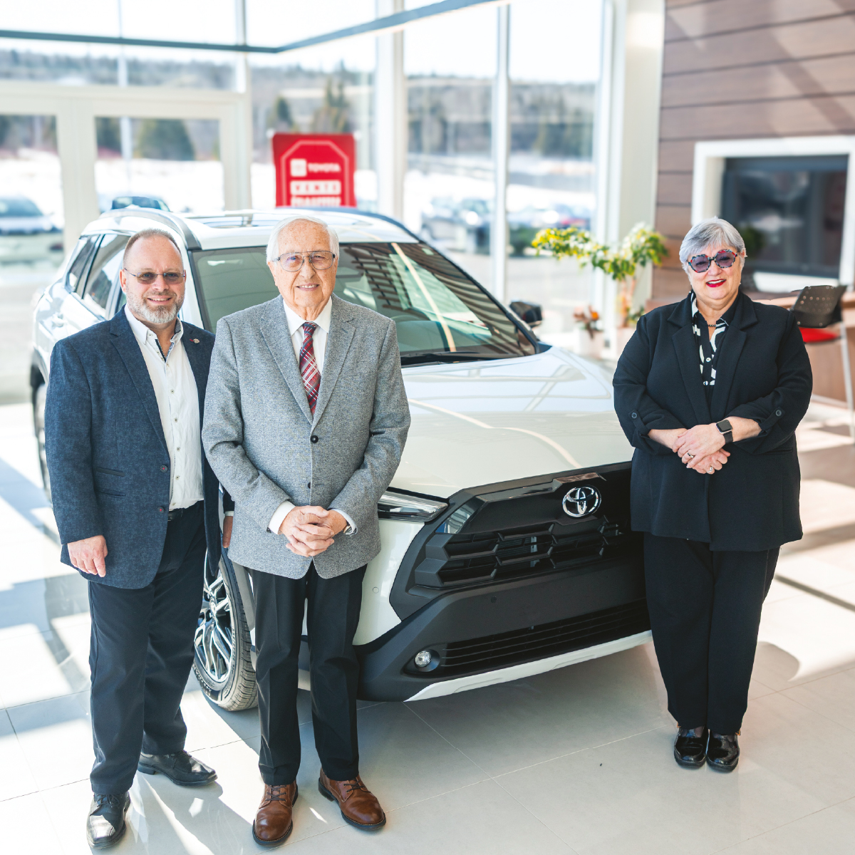 Rivière-du-Loup Toyota - Histoire à succès - Steve Pelletier, Claude Boucher et Sylvie Vignet